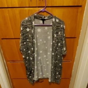 Torrid short sleeve star cardigan